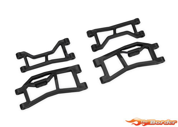 Traxxas WideMaxx Rear Upper & Lower HD Suspension Arms - Black 10727-BLK