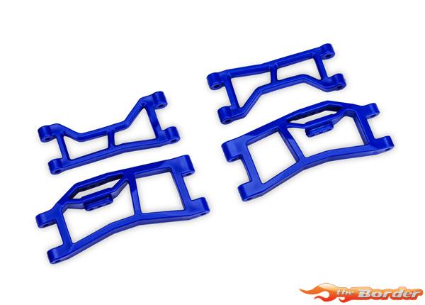 Traxxas WideMaxx Rear Upper & Lower HD Suspension Arms - Blue 10727-BLUE