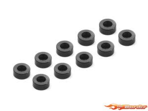 XRAY Alu Shim 3x6x2.5mm - Black (10) 303124-K