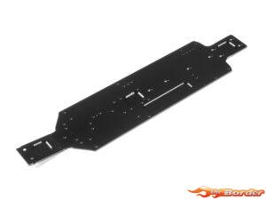 XRAY XB4 Alu Chassis 2mm w Adj. Transmission Position - 7075 T6 361113