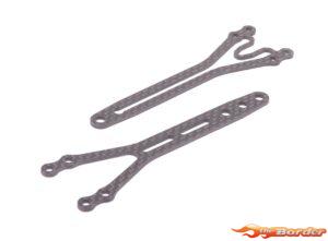 Schumacher C/F Split Top Decks 1.6mm - Mi9 U9037