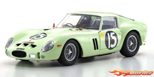 Kyosho 1/18 Ferrari 250 GTO Goodwood Tourist Trophy 1962 NR.15 08438C