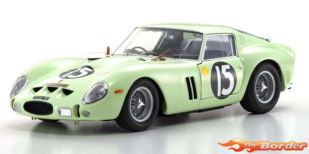 Kyosho 1/18 Ferrari 250 GTO Goodwood Tourist Trophy 1962 NR.15 08438C