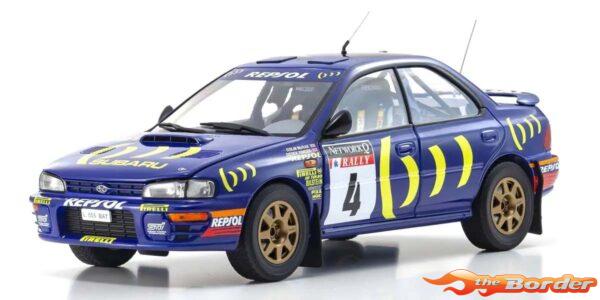 Kyosho 1/18 Subaru Impreza Colin Mcrae Winner 1994 Nr.4 08962A