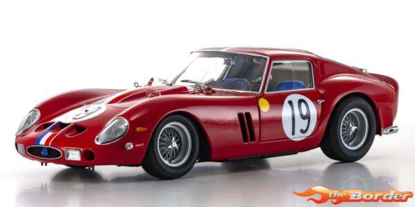 Kyosho 1/18 Ferrari 250 GTO 3rd Over All LM 1962 Nr.19 Noblet/Guichet 08438A