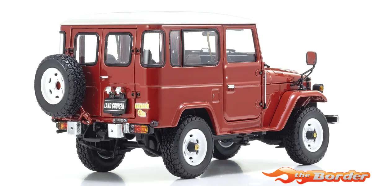 Kyosho 1/18 TOYOTA Land Cruiser 40 Van Red 1980 (BJ42V) 08971R - Afbeelding 6