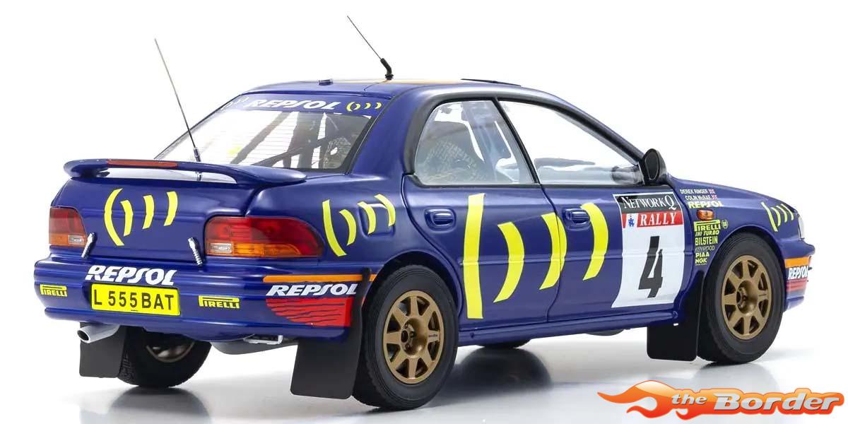 Kyosho 1/18 Subaru Impreza Colin Mcrae Winner 1994 Nr.4 08962A - Afbeelding 7