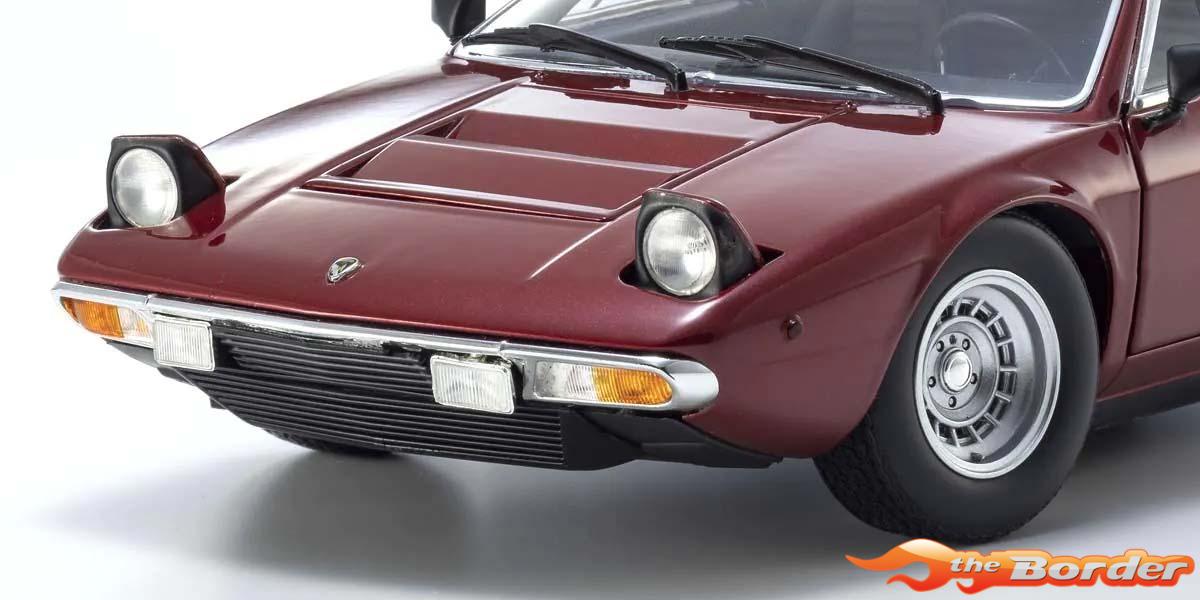 Kyosho 1/18 Lamborghini Urraco P250 1973 Red Metal 8446R - Afbeelding 3
