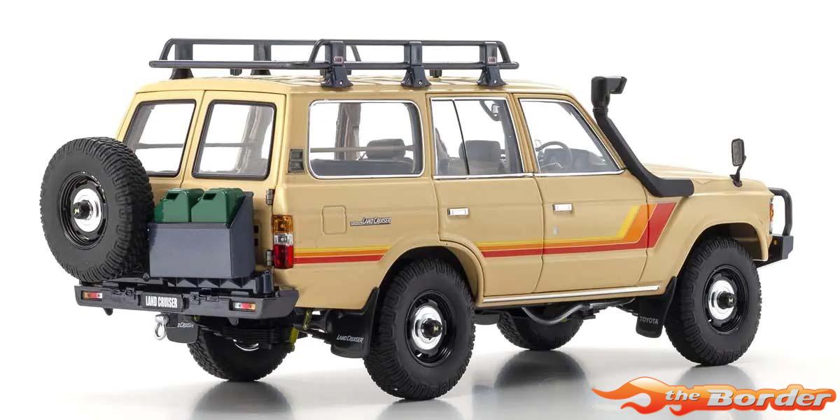 Kyosho 1/18 TOYOTA Land Cruiser 60 1980 Beige 08956XBE - Afbeelding 3