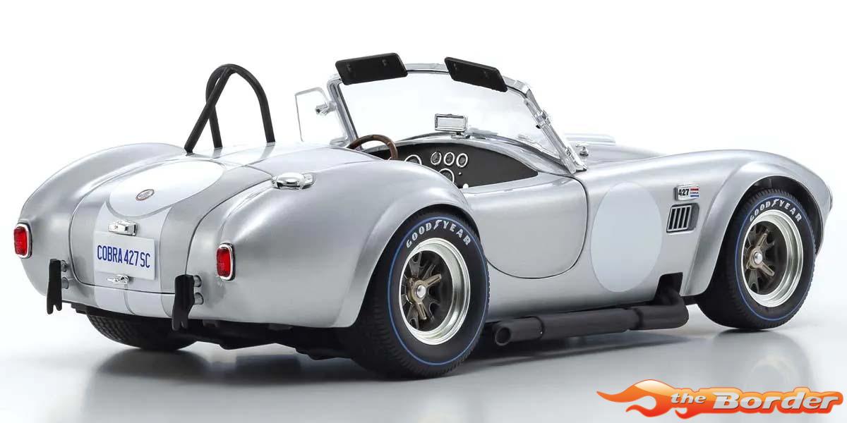 Kyosho 1/18 Shelby Cobra 427 S/C Spider 1962 Silver KS08047S - Afbeelding 3