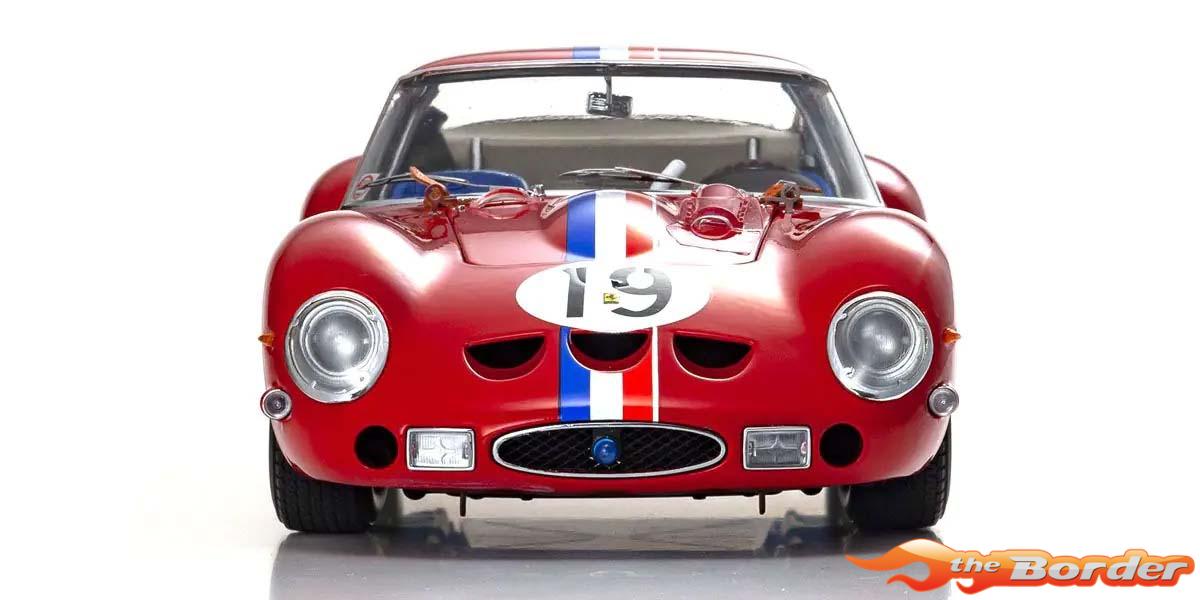 Kyosho 1/18 Ferrari 250 GTO 3rd Over All LM 1962 Nr.19 Noblet/Guichet 08438A - Afbeelding 5