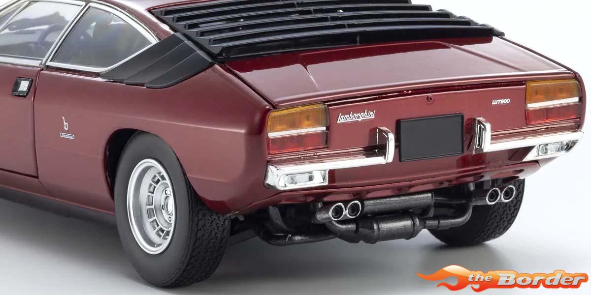 Kyosho 1/18 Lamborghini Urraco P250 1973 Red Metal 8446R - Afbeelding 4