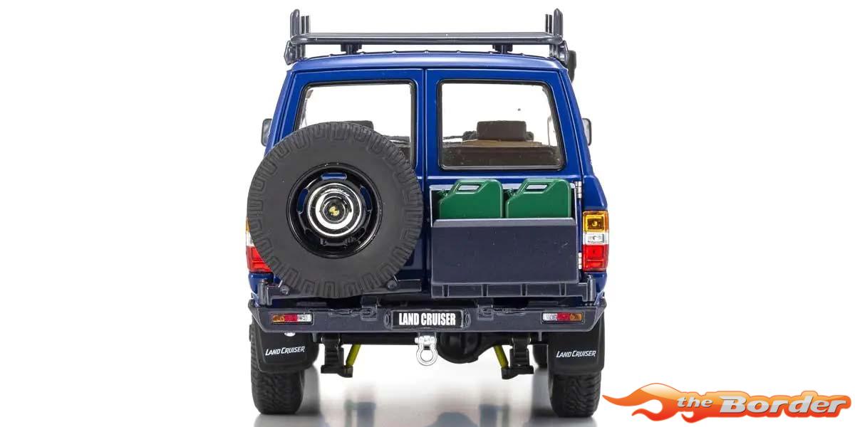 Kyosho 1/18 TOYOTA Land Cruiser 60 1980 Blue 08956XBL - Afbeelding 4