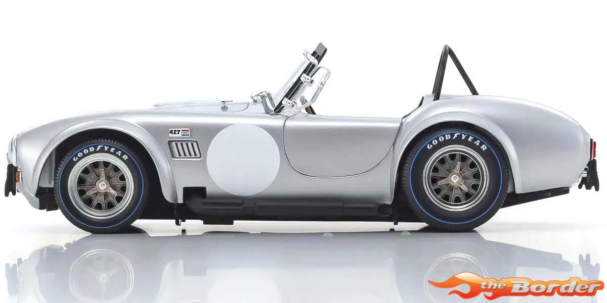 Kyosho 1/18 Shelby Cobra 427 S/C Spider 1962 Silver KS08047S - Afbeelding 4