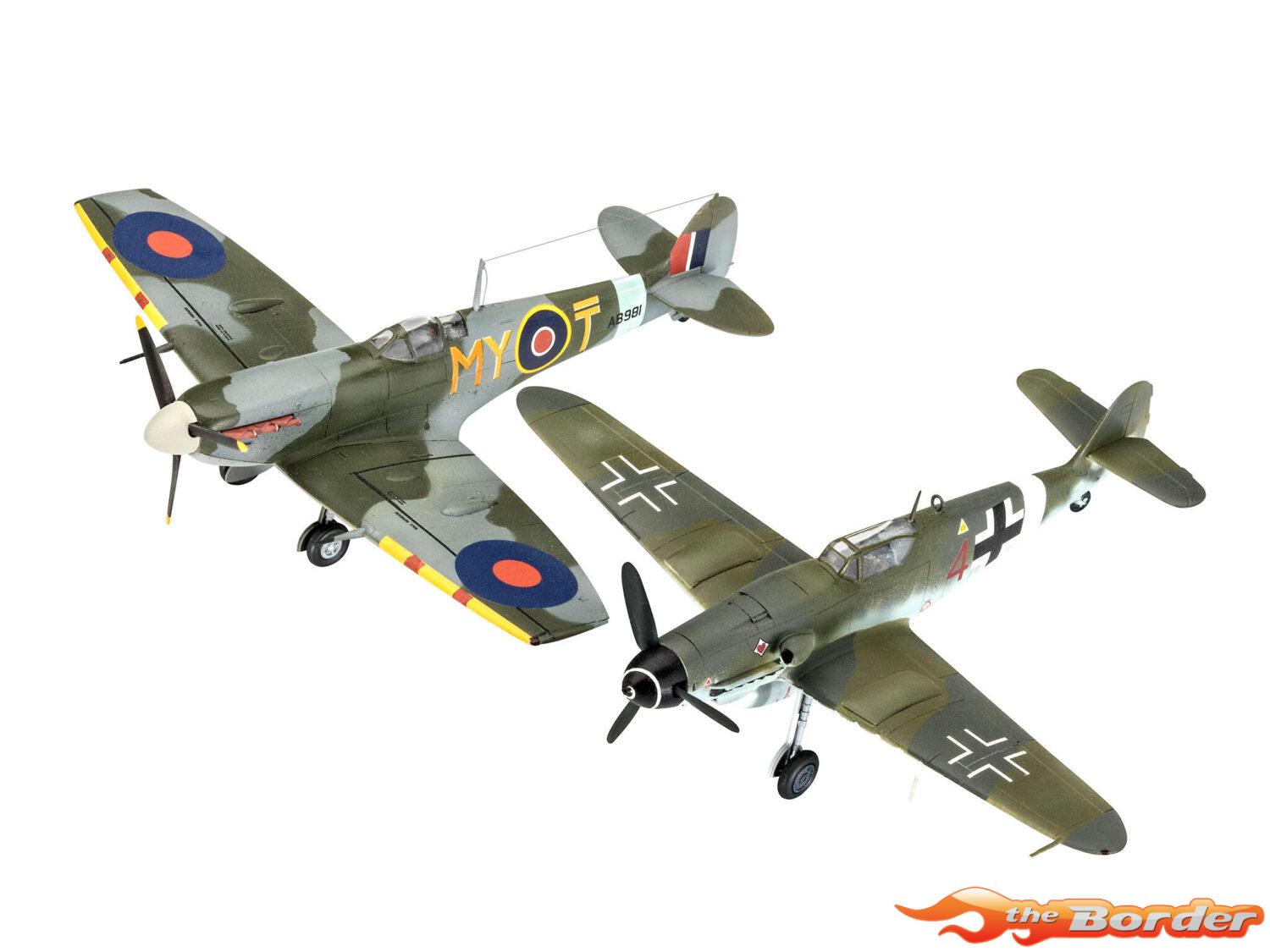 Revell Combat Set Messerschmitt Bf109G-10 & Spitfire Mk.V 03710 - Afbeelding 3