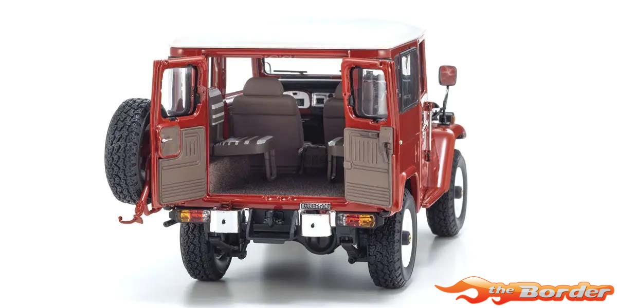 Kyosho 1/18 TOYOTA Land Cruiser 40 Van Red 1980 (BJ42V) 08971R - Afbeelding 3