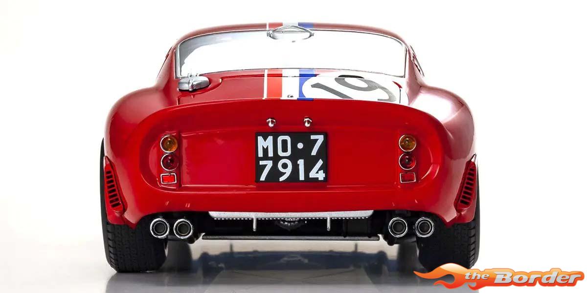 Kyosho 1/18 Ferrari 250 GTO 3rd Over All LM 1962 Nr.19 Noblet/Guichet 08438A - Afbeelding 6