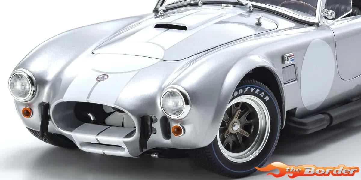 Kyosho 1/18 Shelby Cobra 427 S/C Spider 1962 Silver KS08047S - Afbeelding 5