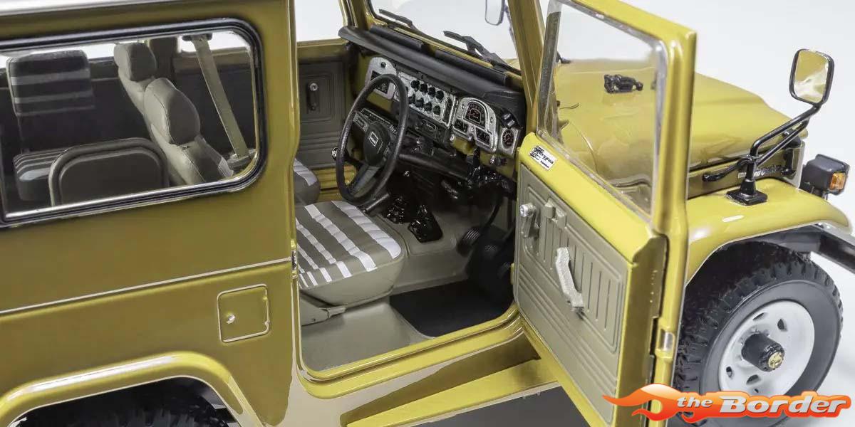 Kyosho 1/18 TOYOTA Land Cruiser 40 Van Yellow 1980 (BJ42V) 08971Y - Afbeelding 2
