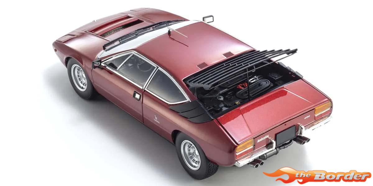 Kyosho 1/18 Lamborghini Urraco P250 1973 Red Metal 8446R - Afbeelding 6