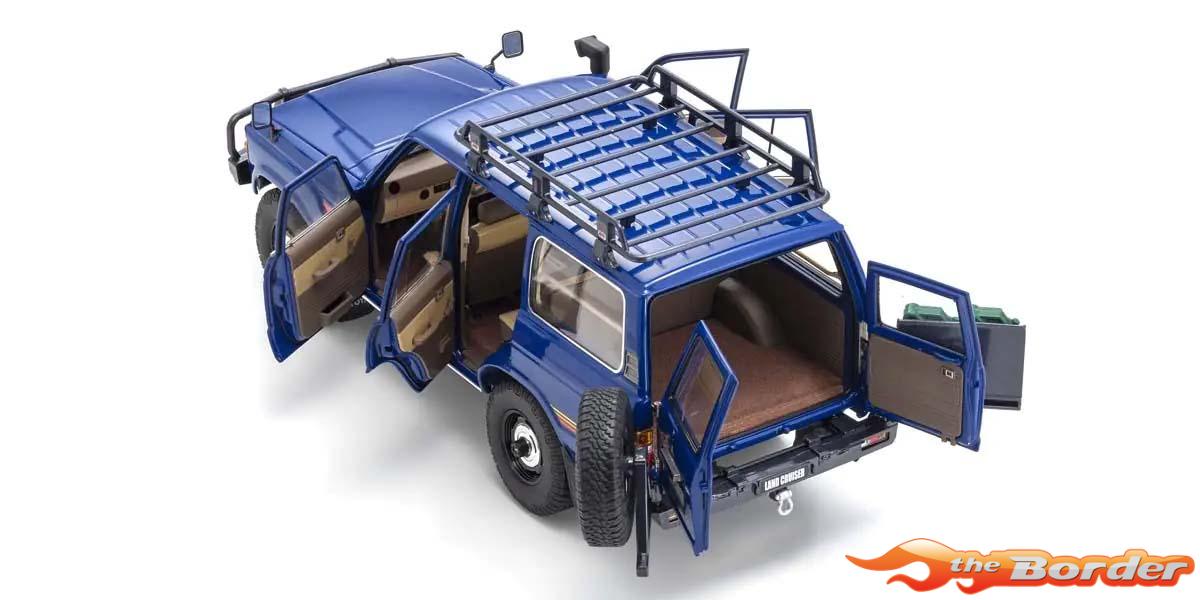 Kyosho 1/18 TOYOTA Land Cruiser 60 1980 Blue 08956XBL - Afbeelding 6