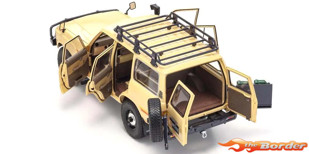 Kyosho 1/18 TOYOTA Land Cruiser 60 1980 Beige 08956XBE - Afbeelding 6