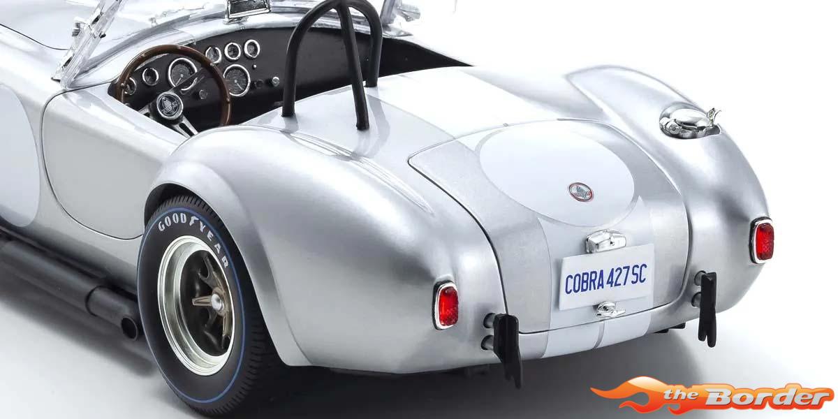Kyosho 1/18 Shelby Cobra 427 S/C Spider 1962 Silver KS08047S - Afbeelding 6