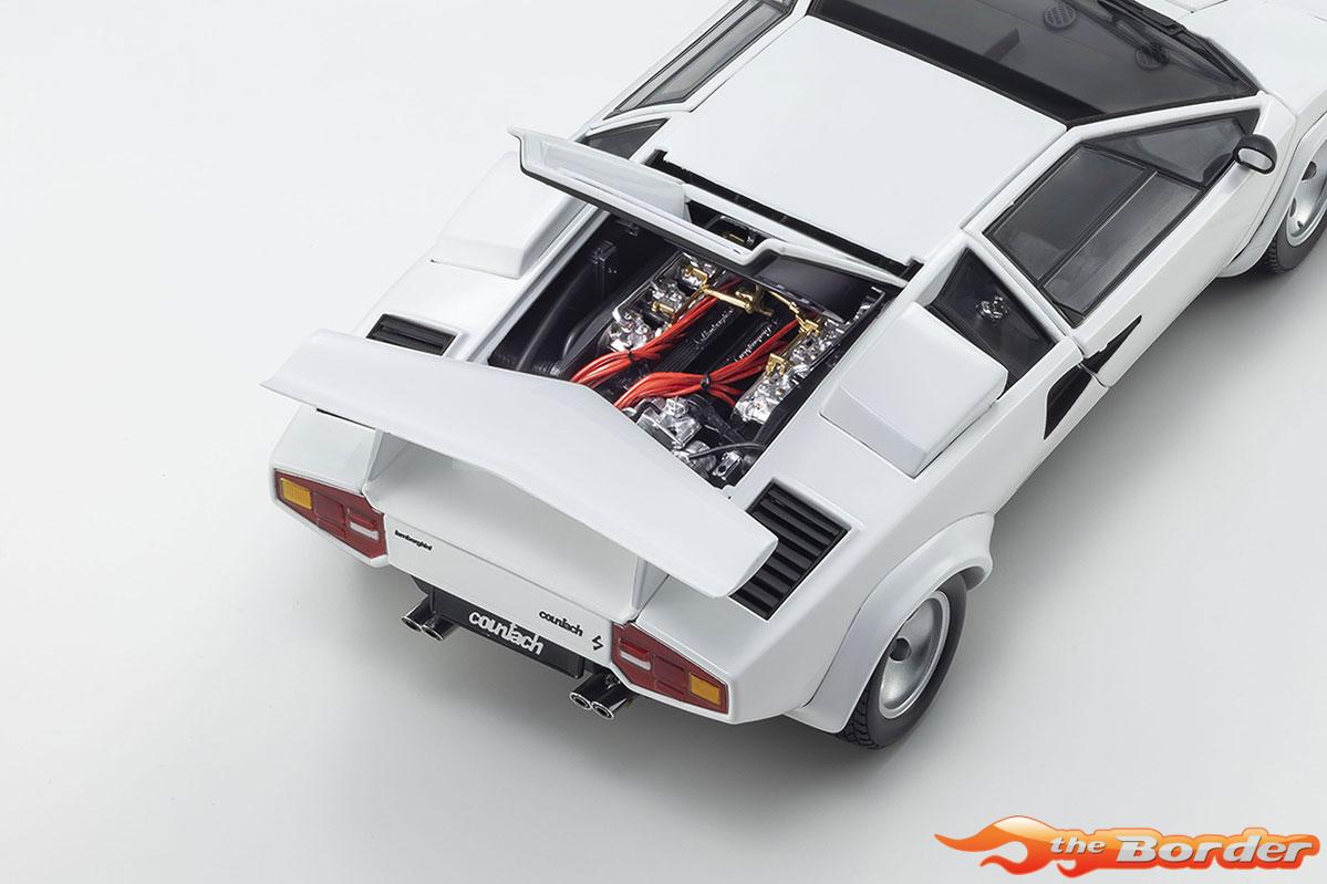 Kyosho 1/18 Lamborghini Countach LP400 S White 8320WFL - Afbeelding 7