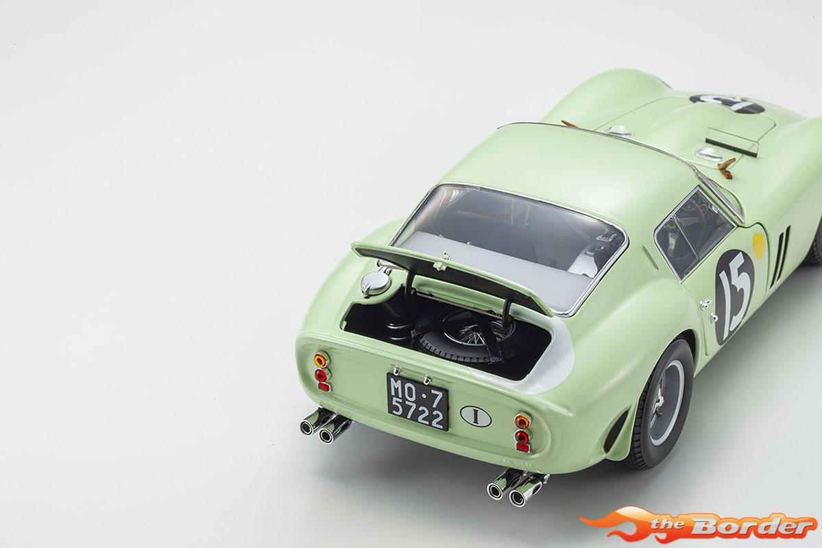 Kyosho 1/18 Ferrari 250 GTO Goodwood Tourist Trophy 1962 NR.15 08438C - Afbeelding 6