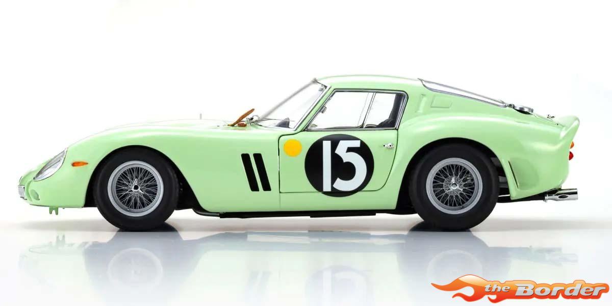 Kyosho 1/18 Ferrari 250 GTO Goodwood Tourist Trophy 1962 NR.15 08438C - Afbeelding 7