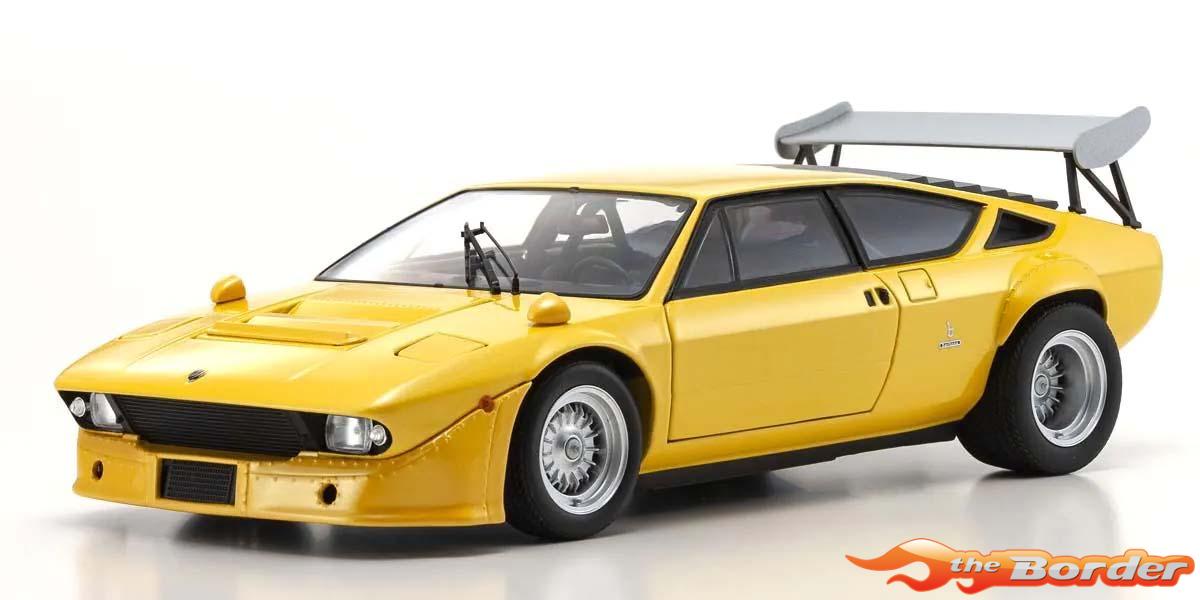 Kyosho 1/18 Lamborghini Urraco Rally 1974 Yellow 8445GY