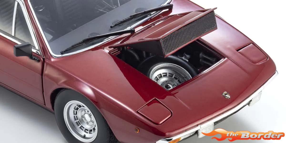 Kyosho 1/18 Lamborghini Urraco P250 1973 Red Metal 8446R - Afbeelding 8