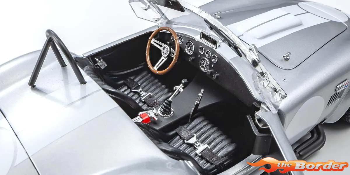Kyosho 1/18 Shelby Cobra 427 S/C Spider 1962 Silver KS08047S - Afbeelding 9
