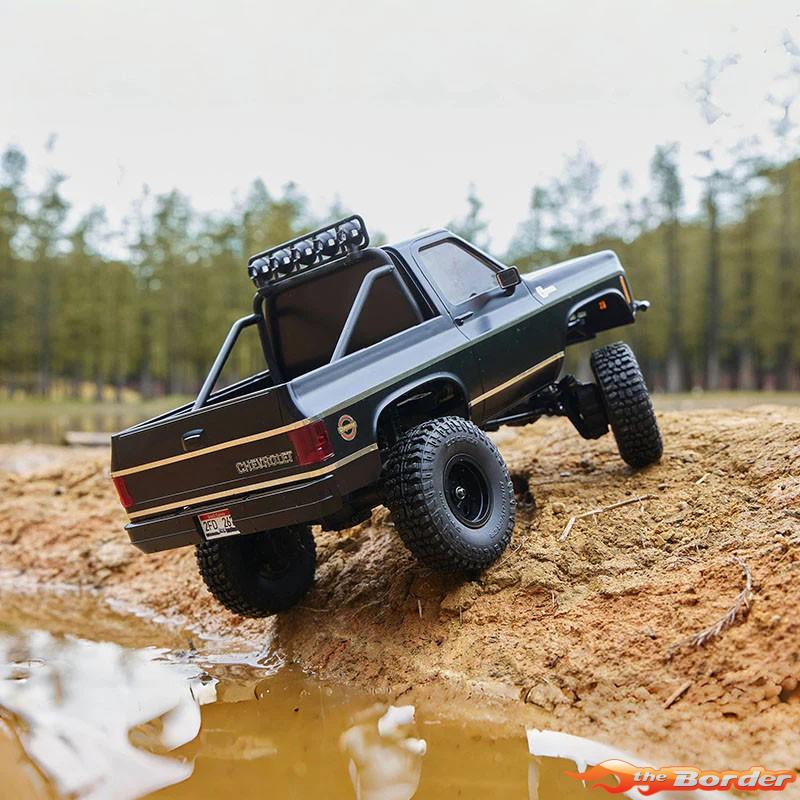 FMS 1/24 Chevrolet K5 blazer FCX24 Pro brushless Crawler RTR kit - Black 12403 - Afbeelding 6