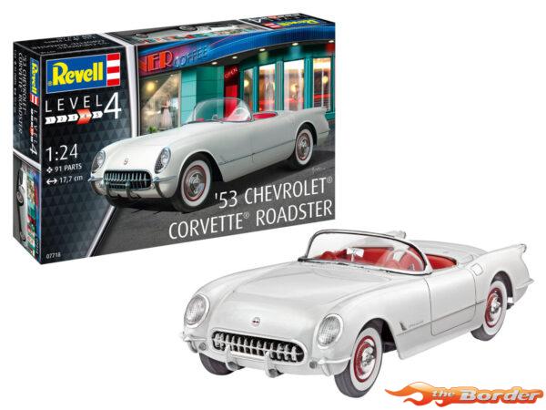 Revell 1953 Chevrolet Corvette Roadster modelbouwpakket 1/24 07718