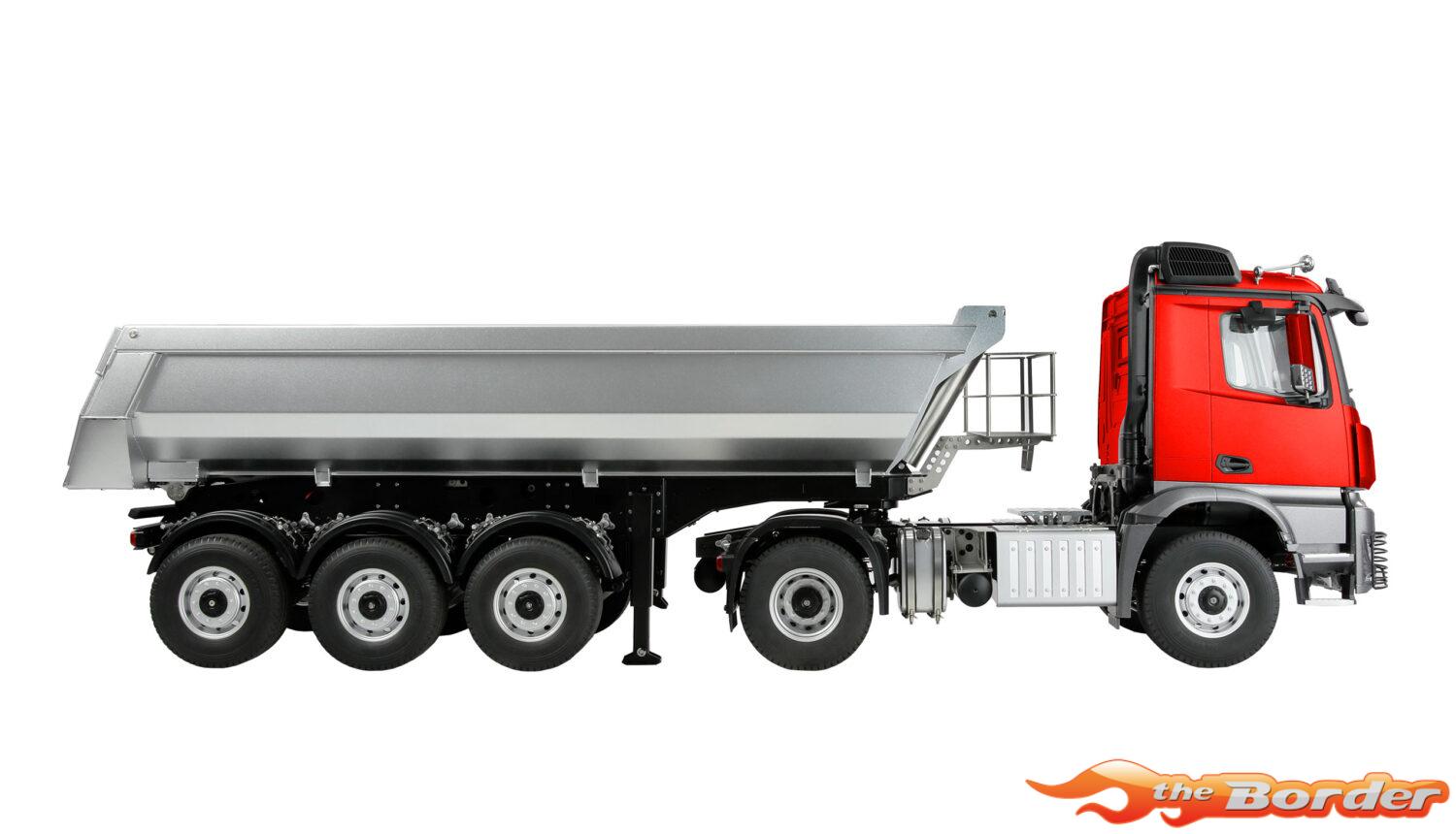 Amewi Mercedes-Benz Arocs 4x4 LKW + Trailer (Metaal 1/14 Elektrisch) 22695 - Afbeelding 9