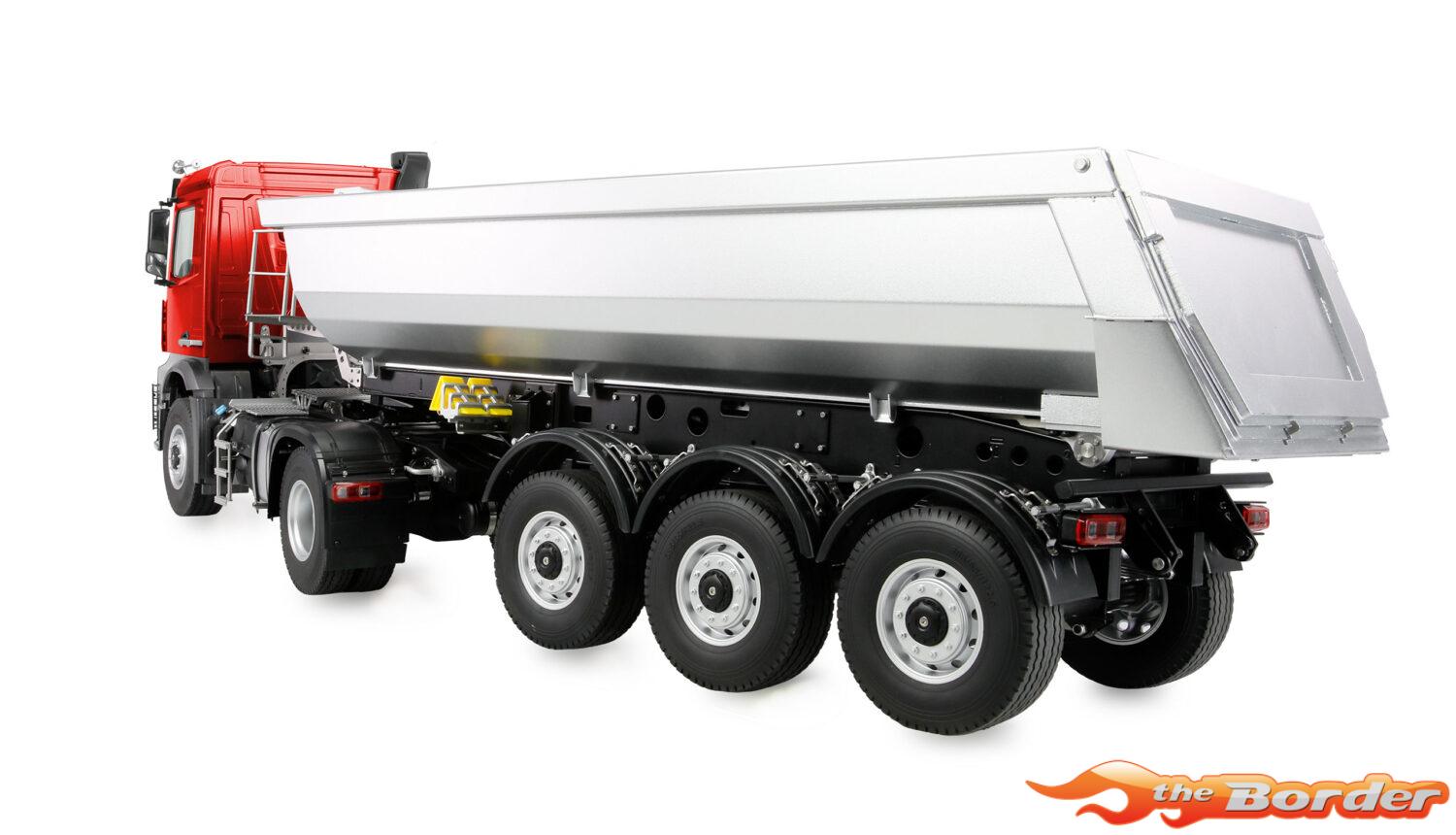 Amewi Mercedes-Benz Arocs 4x4 LKW + Trailer (Metaal 1/14 Elektrisch) 22695 - Afbeelding 8