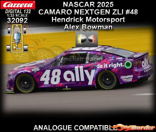 Carrera 132 Digital NASCAR Camaro NextGen ZL1 Hendrick Motorsports #48 32092 - Afbeelding 4