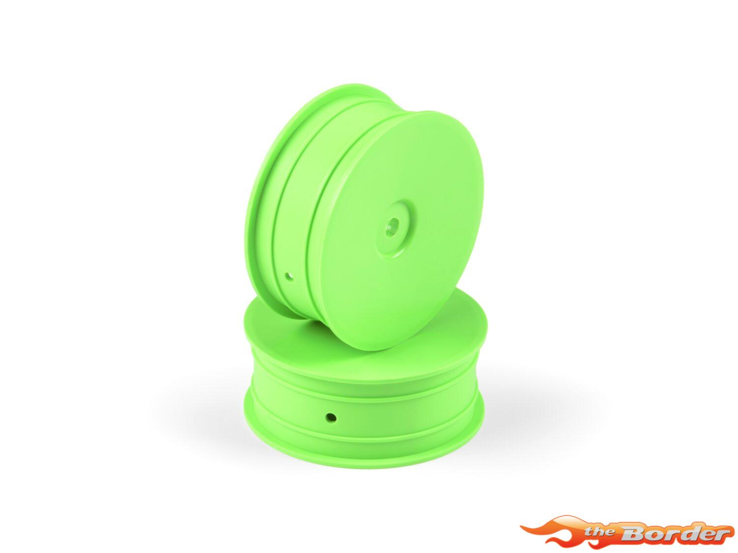 Hudy 1/10 Off-Road Wheel - 2WD – Front – Green (2) 803210-G