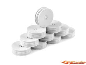 Hudy 1/10 Off-Road Wheel - 2WD – Front – Narrow – White (10) 803221