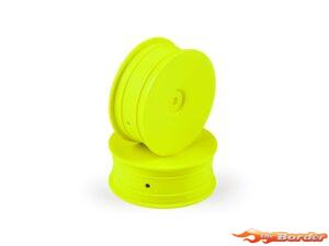 Hudy 1/10 Off-Road Wheel - 2WD – Front – Yellow (2) 803210-Y
