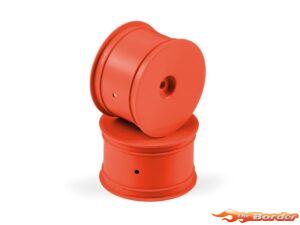 Hudy 1/10 Off-Road Wheel - 2WD/4WD – Rear – Orange (2) 803240-O