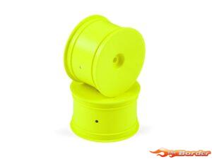 Hudy 1/10 Off-Road Wheel - 2WD/4WD – Rear – Yellow (2) 803240-Y