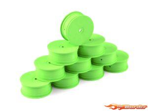 Hudy 1/10 Off-Road Wheel - 4WD – Front – Green (10) 803231-G