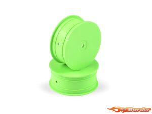 Hudy 1/10 Off-Road Wheel - 4WD – Front – Green (2) 803230-G