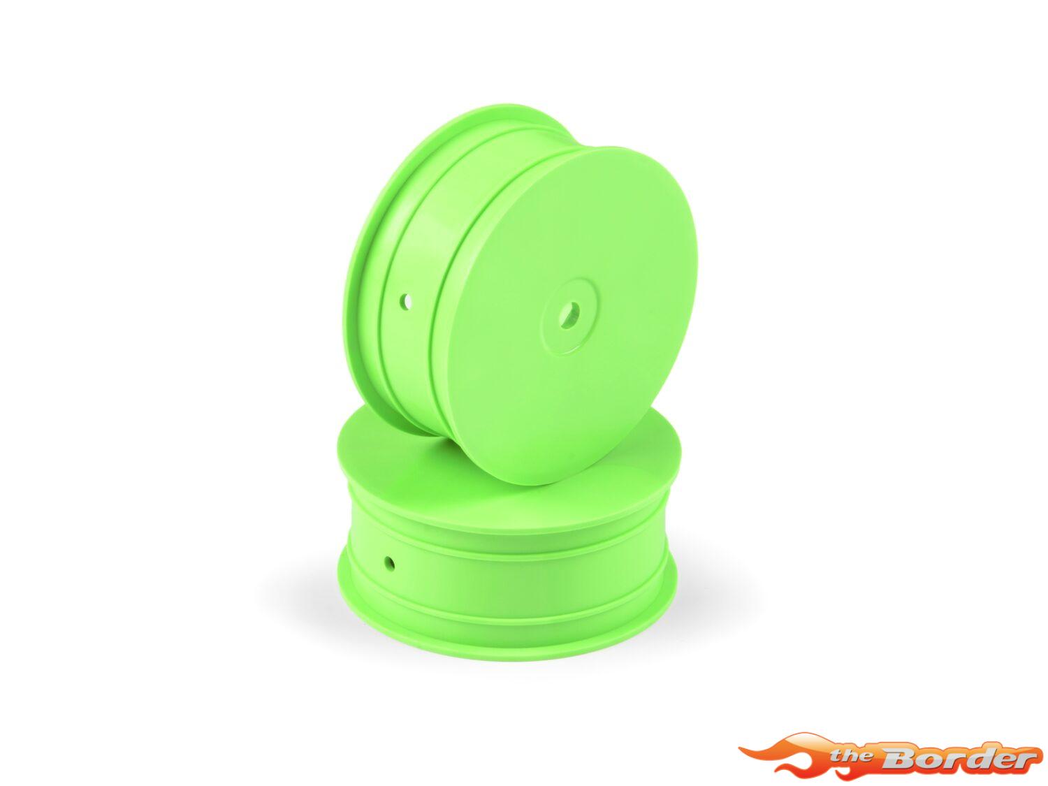 Hudy 1/10 Off-Road Wheel - 4WD – Front – Green (2) 803230-G