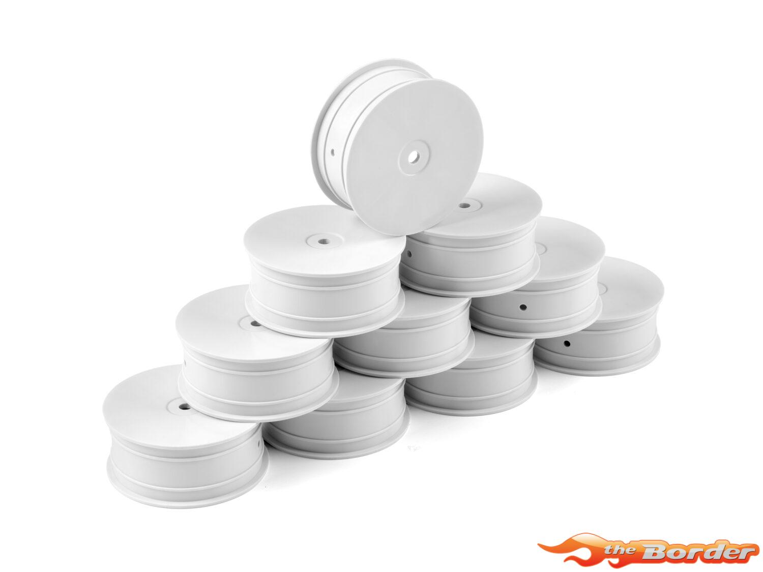 Hudy 1/10 Off-Road Wheel - 4WD – Front – White (10) 803231