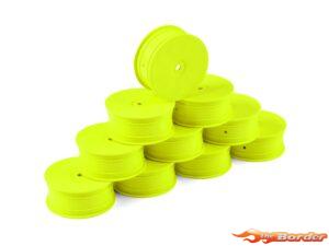 Hudy 1/10 Off-Road Wheel - 4WD – Front – Yellow (10) 803231-Y