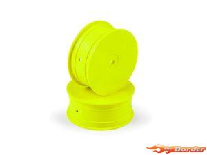 Hudy 1/10 Off-Road Wheel - 4WD – Front – Yellow (2) 803230-Y