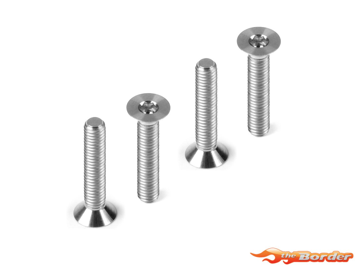 Hudy Titanium Flat Head Screw M3x16 (4) 903316-T